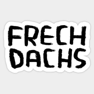 Cheeky Badger, German, Frechdachs Sticker